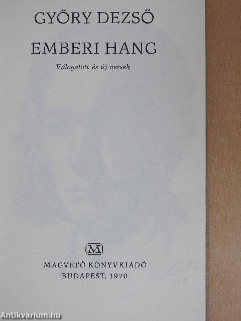 Emberi hang