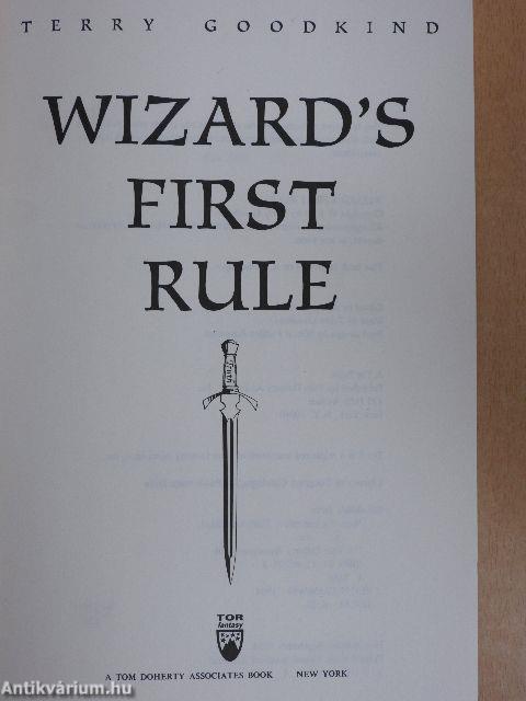 Wizard's First Rule