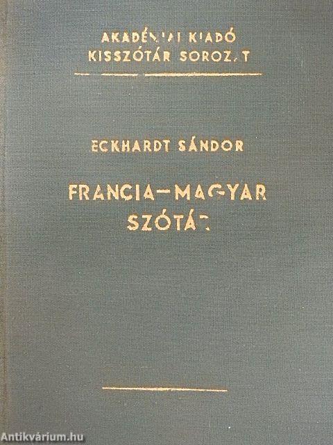 Francia-magyar szótár