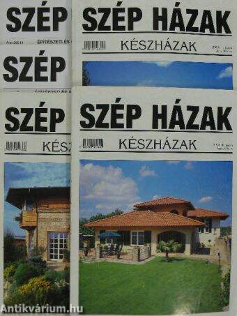 Szép Házak 2001-2007. (vegyes számok, 5db)