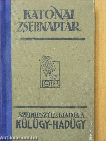 Katonai zsebnaptár 1918