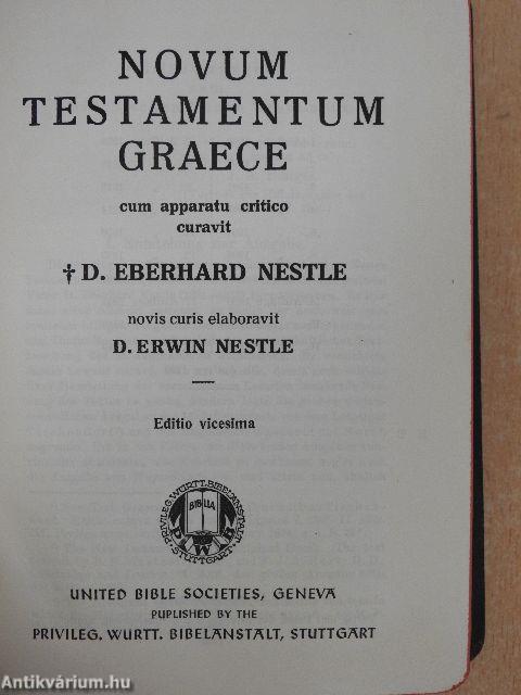 Novum Testamentum Graece