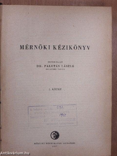 Mérnöki kézikönyv 2.