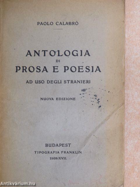 Antologia di prosa e poesia (Dr. Castiglione László könyvtárából)