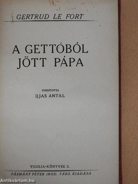 A gettóból jött pápa