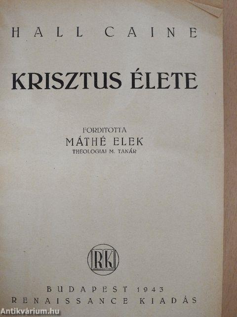 Krisztus élete II.