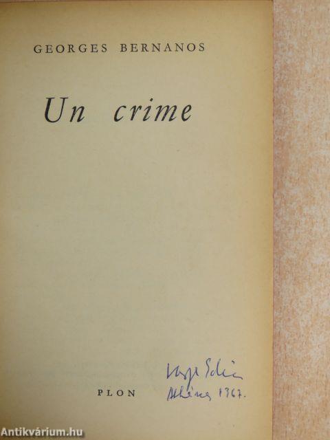 Un crime