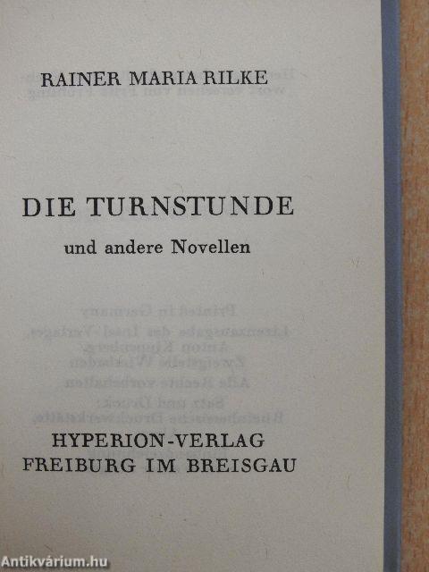 Die Turnstunde und andere Novellen