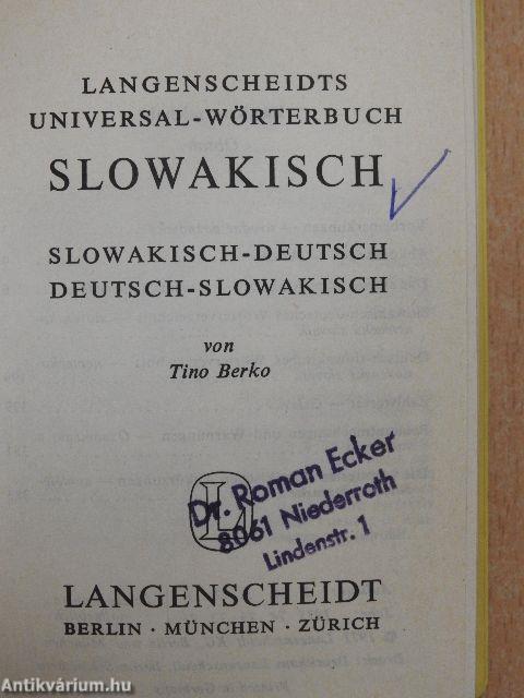 Langenscheidts Universal-Wörterbuch Slowakisch