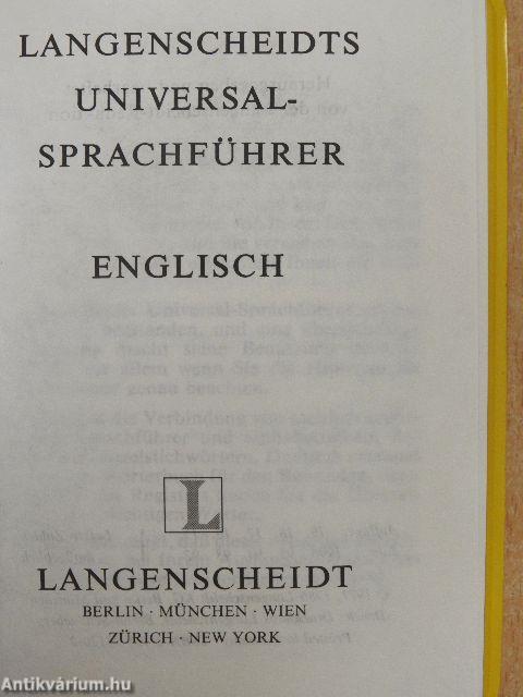 Langenscheidts Universal-Sprachführer Englisch