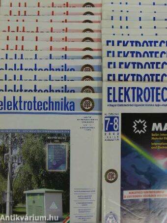 Elektrotechnika 2002-2004. (vegyes számok, 23 db)