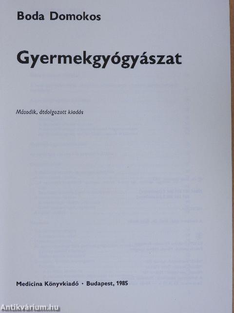 Gyermekgyógyászat