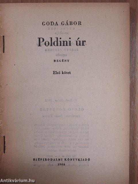 Poldini úr I-II.