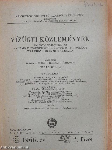 Vízügyi Közlemények 1966/2.