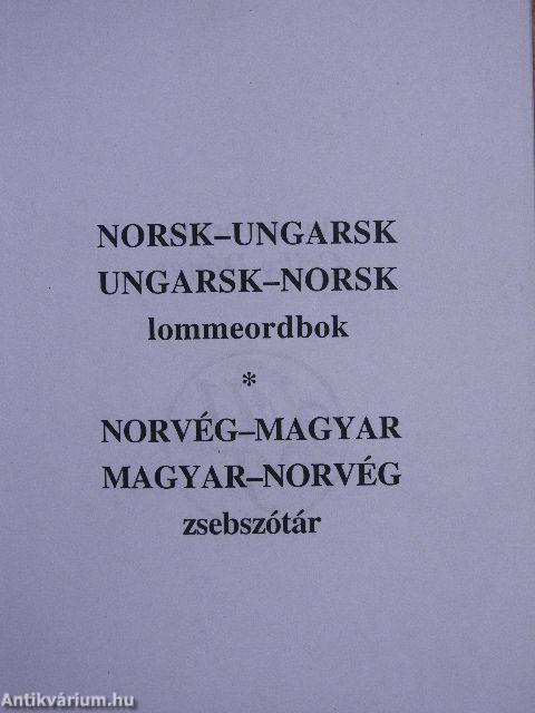 Norvég-magyar/magyar-norvég zsebszótár