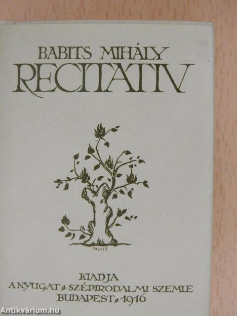 Recitativ (minikönyv)