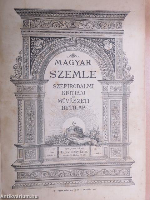 Magyar Szemle 1898. január-december