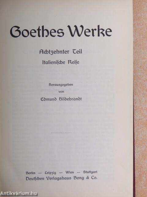 Goethes Werke 18-19. (gótbetűs)