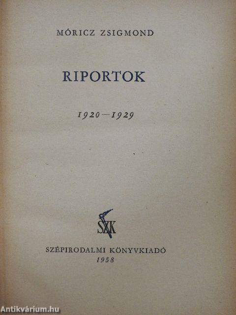 Riportok II.