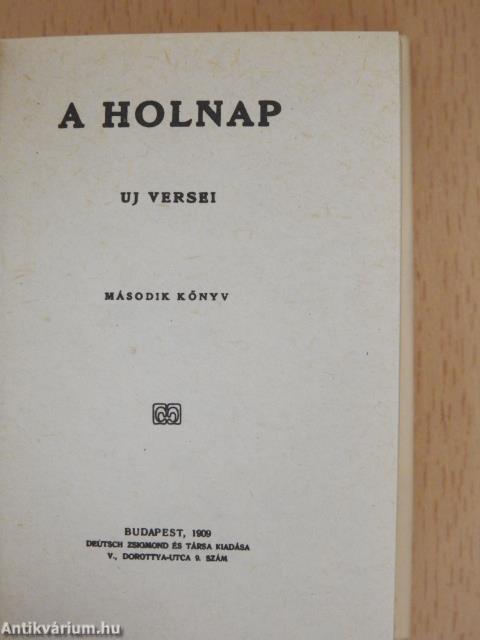 A Holnap uj versei II. (minikönyv)