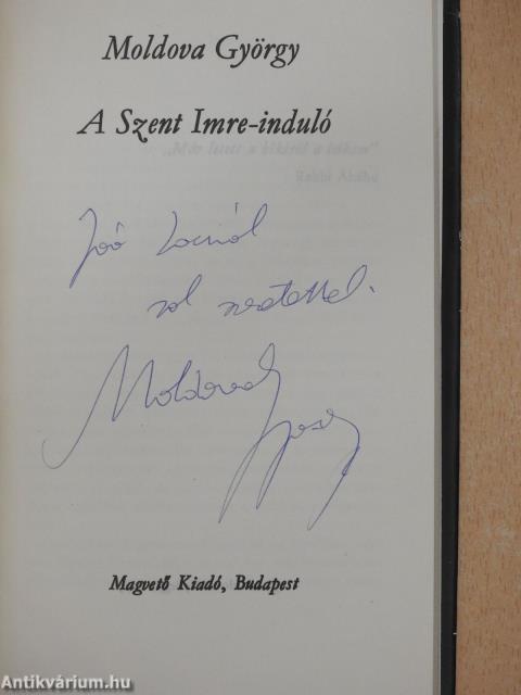 A Szent Imre-induló (dedikált példány)