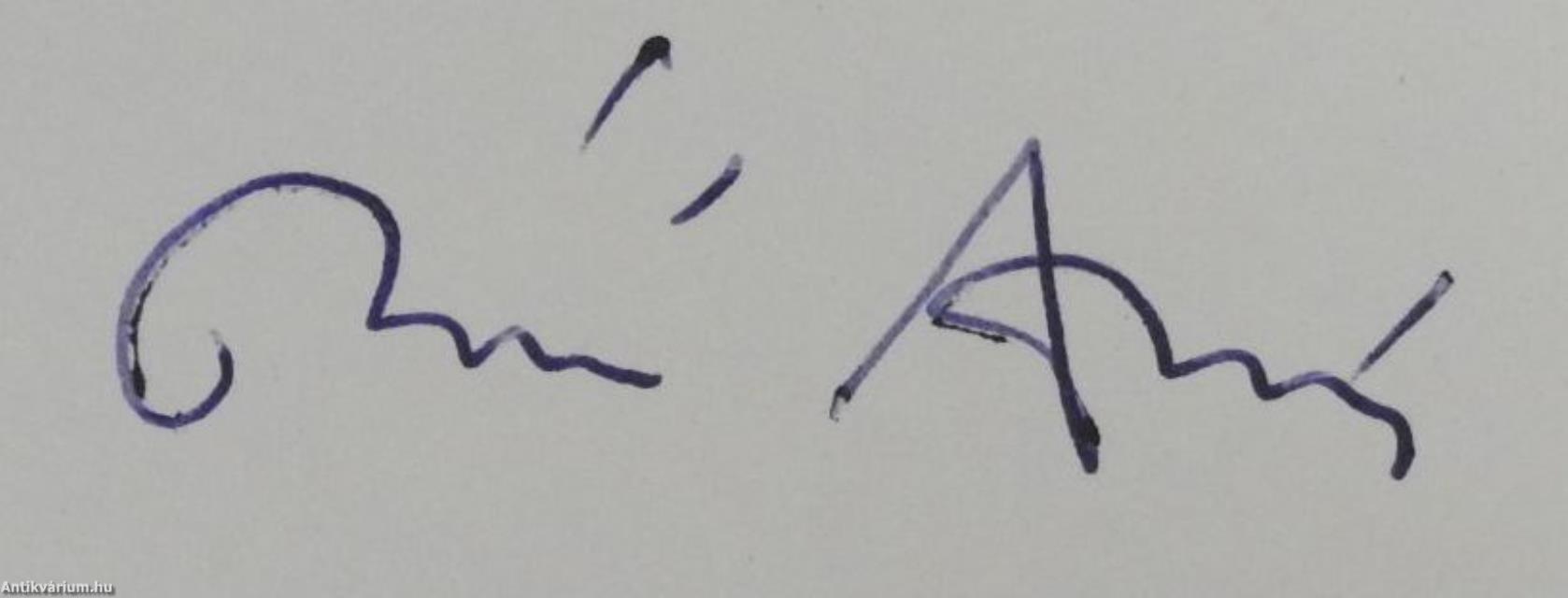 A szépség ünnepe (dedikált példány)