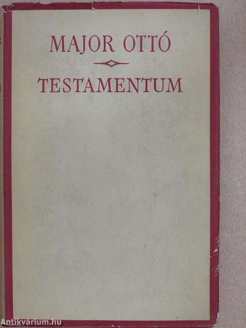 Testamentum (dedikált példány)