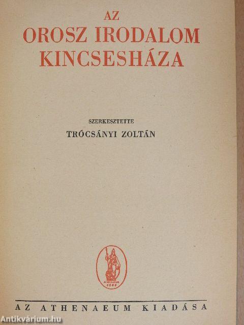 Az orosz irodalom kincsesháza