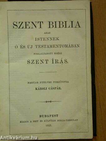 Szent Biblia