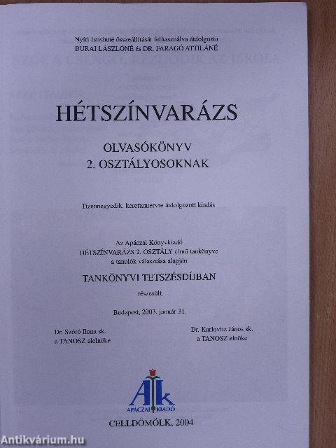 Hétszínvarázs - Olvasókönyv 2. osztályosoknak