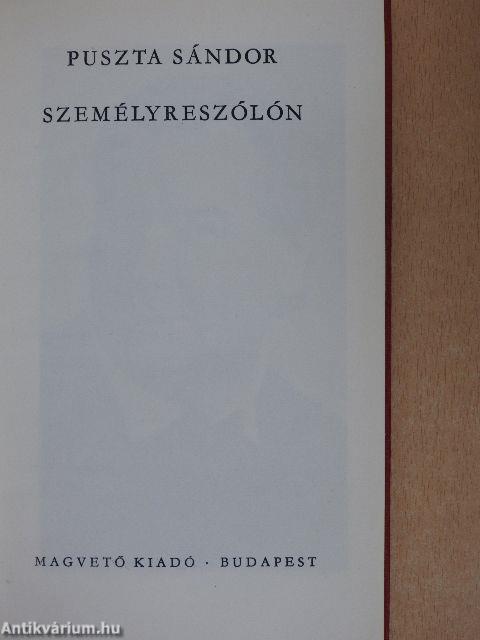 Személyreszólón