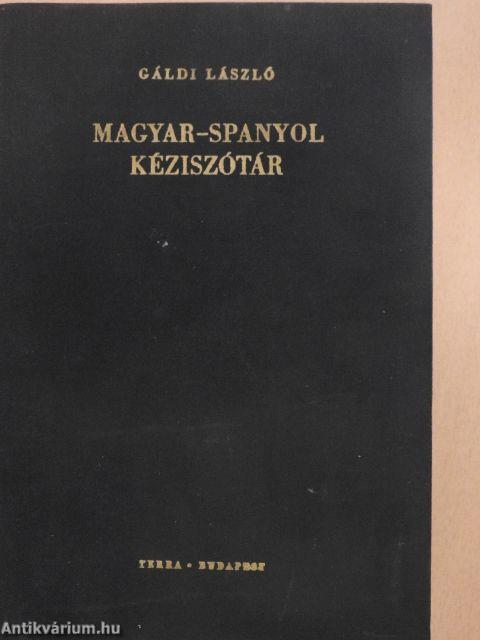 Magyar-spanyol kéziszótár