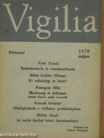Vigilia 1970. május