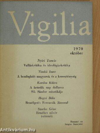 Vigilia 1970. október