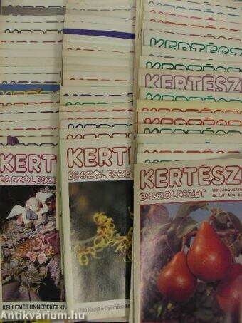 Kertészet és Szőlészet 1991-1993. (vegyes számok, 60 db)