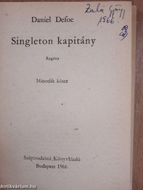 Singleton kapitány I-II.