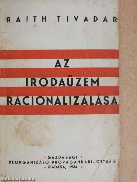 Az irodaüzem racionalizálása I-II.