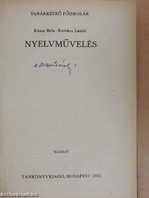 Nyelvművelés