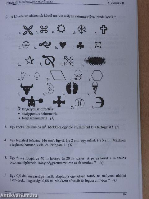 Felkészülés matematika felvételire