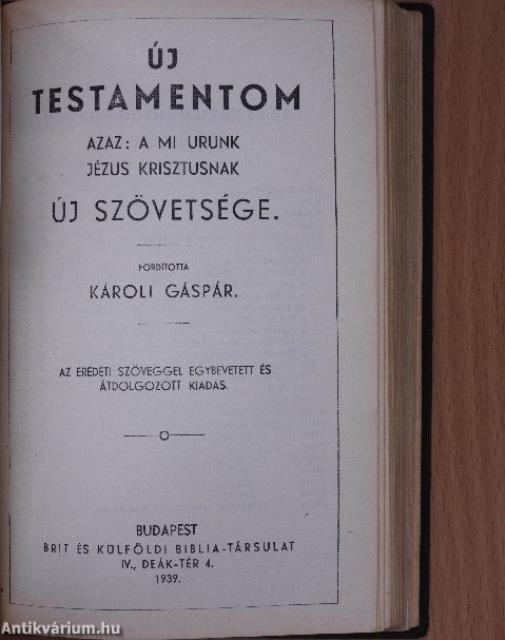 Szent Biblia