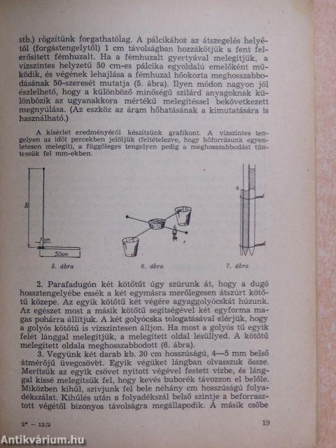 A hőtan és fénytan tanítása az általános iskolában