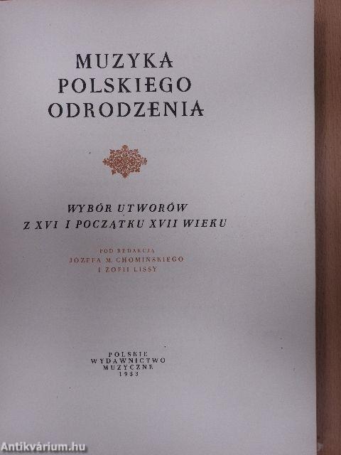 Muzyka Polskiego Odrodzenia