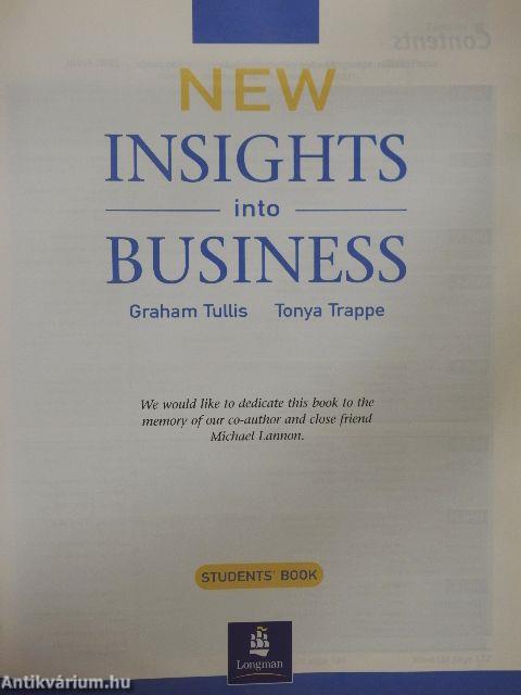New Insights into Business - Students' Book