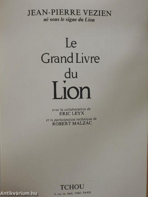 Le Grand Livre du Lion