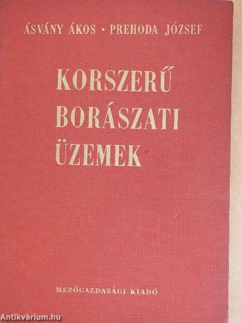 Korszerű borászati üzemek