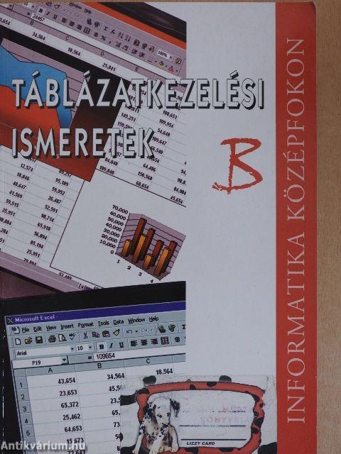 Táblázatkezelési ismeretek "B"