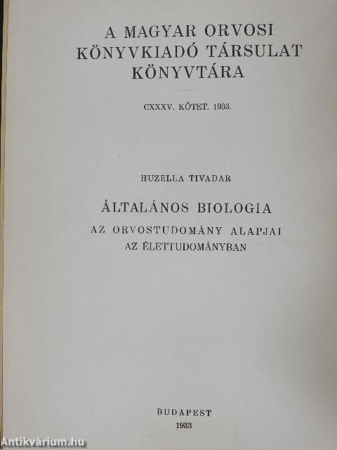 Általános biologia