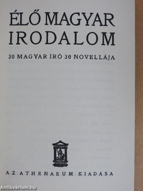 Élő magyar irodalom