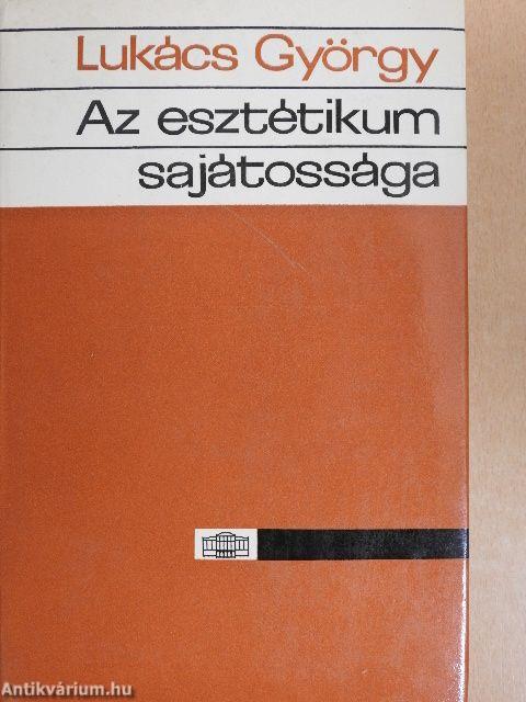 Az esztétikum sajátossága 1-2.