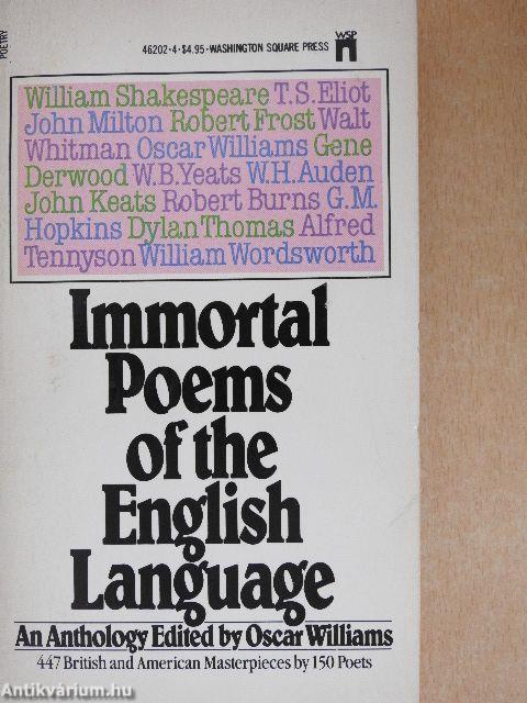 Immortal Poems of the English Language